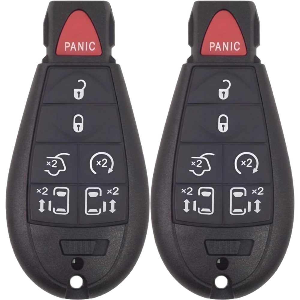 Aftermarket Key Fob Replacement w/ Engine Start For Chrysler Dodge VW Volkswagen FCC IDs: IYZ-C01C M3N5WY783X