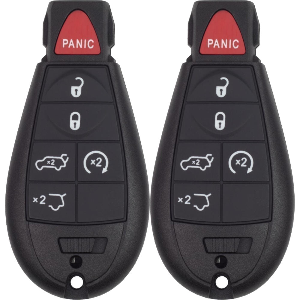 Aftermarket Key Fob Replacement w/ Engine Start For 2008-2010 Jeep Commander FCC IDs: IYZ-C01C M3N5WY783